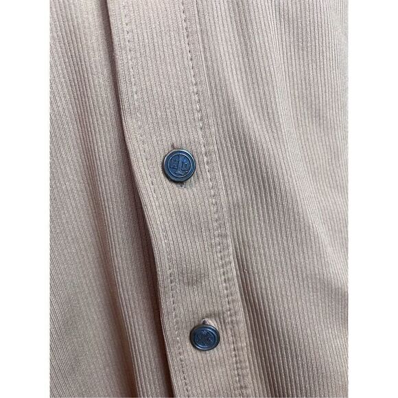 Vintage 1970s Lee Polyester Button Front Jacket Western Medium/Large Rockabilly - Picture 6 of 12